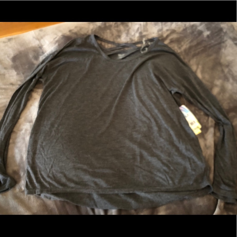 Gray Long Sleeve Shirt